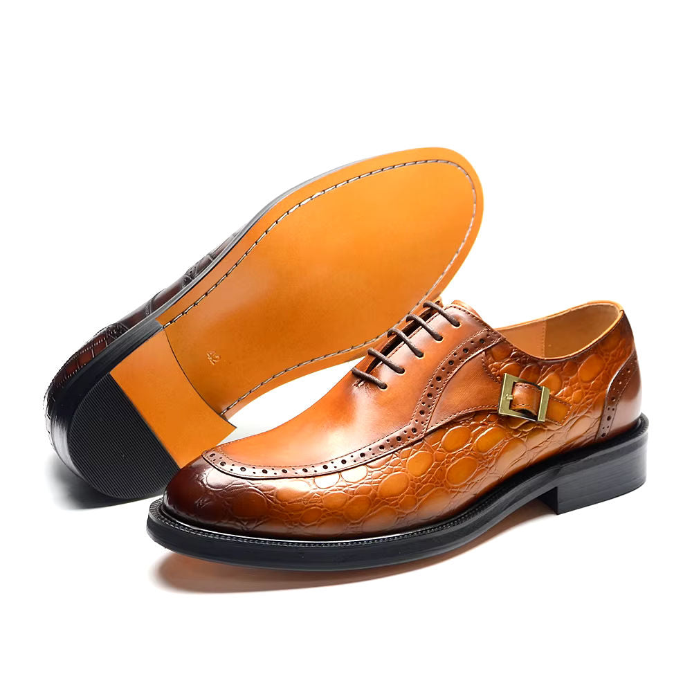 Firenze Oxford Lace-up Buckle Brogue