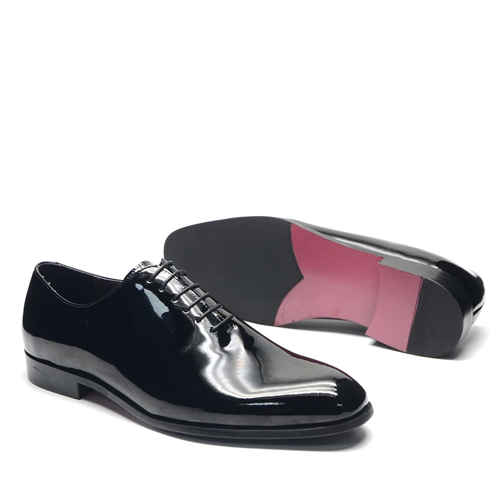 Shanghai Smooth Patent Leather Whole Cut Plain