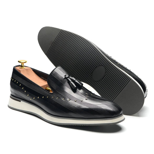 New York Formal Rivet Mocassin