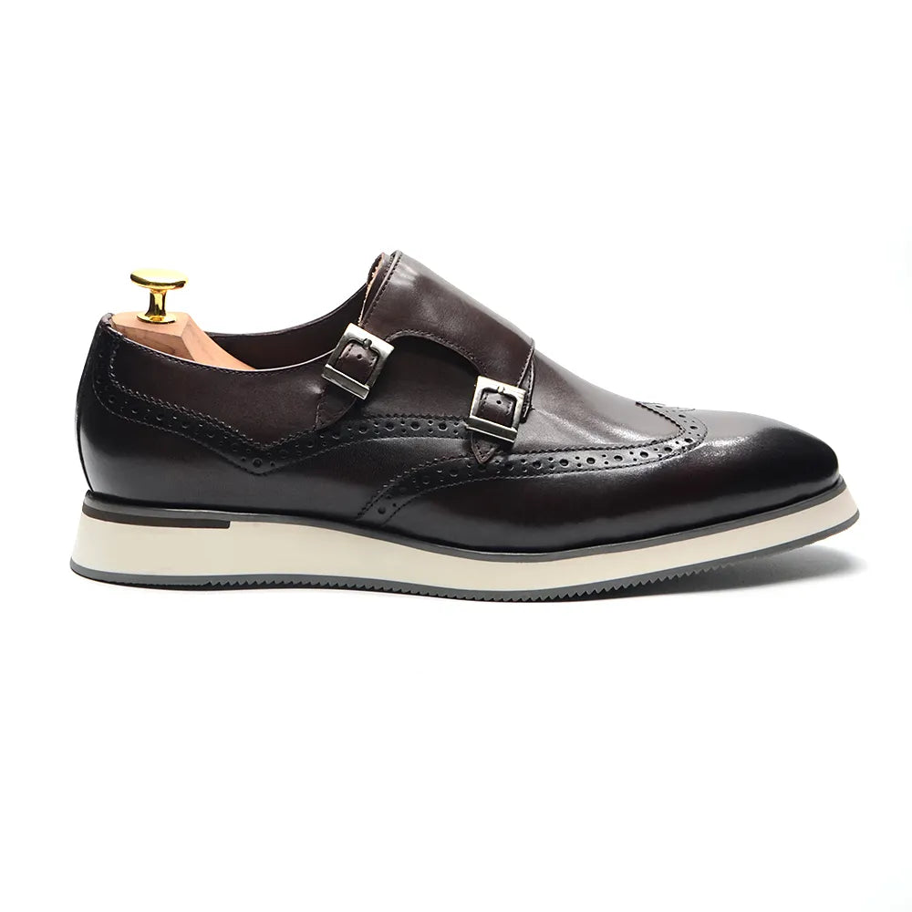 Istanbul Double Monk Strap Brogue Office