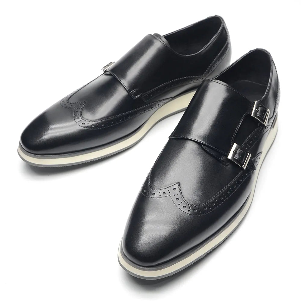 Istanbul Double Monk Strap Brogue Office